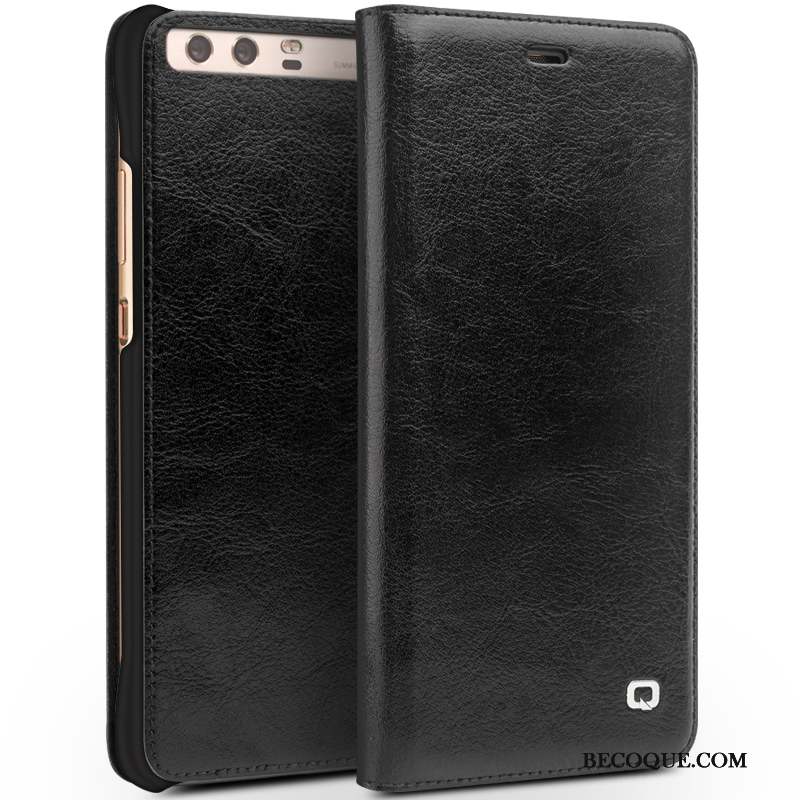 Huawei P10 Coque Housse Étui En Cuir Business Téléphone Portable Cuir Véritable Protection