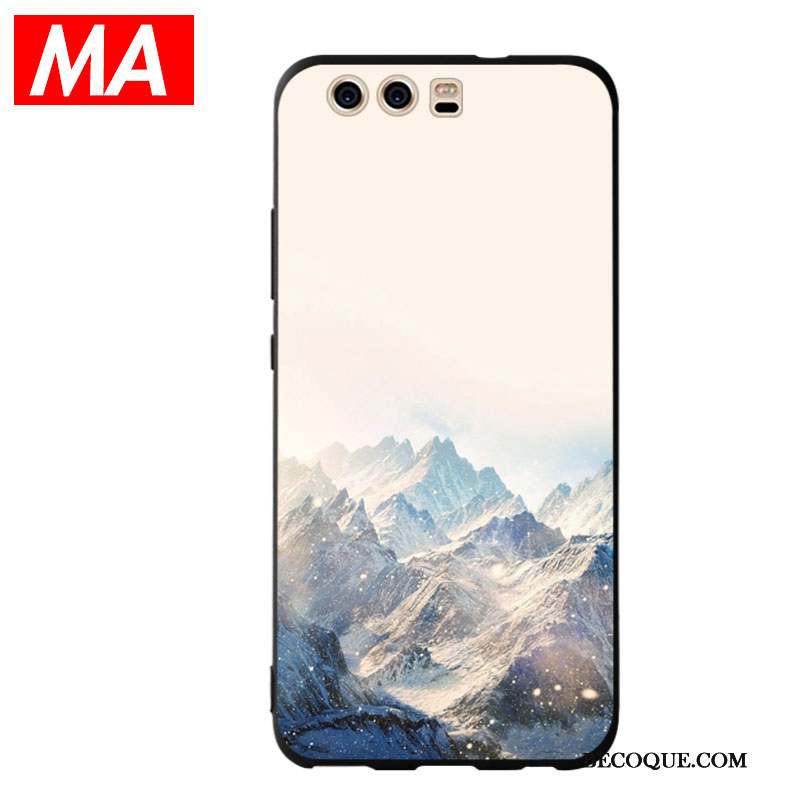 Huawei P10 Coque Paysage Clair Étui Beau Protection Mode