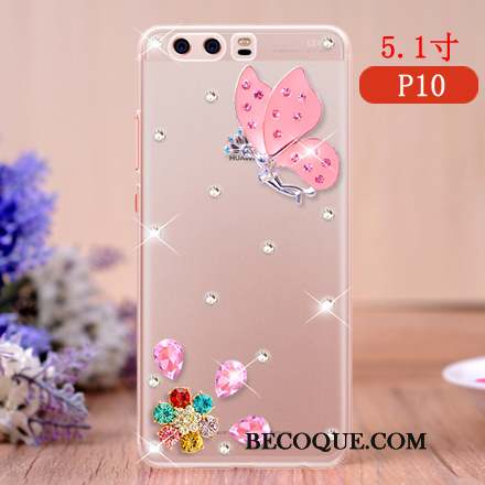 Huawei P10 Coque Téléphone Portable Étui Protection Créatif Personnalité Rose