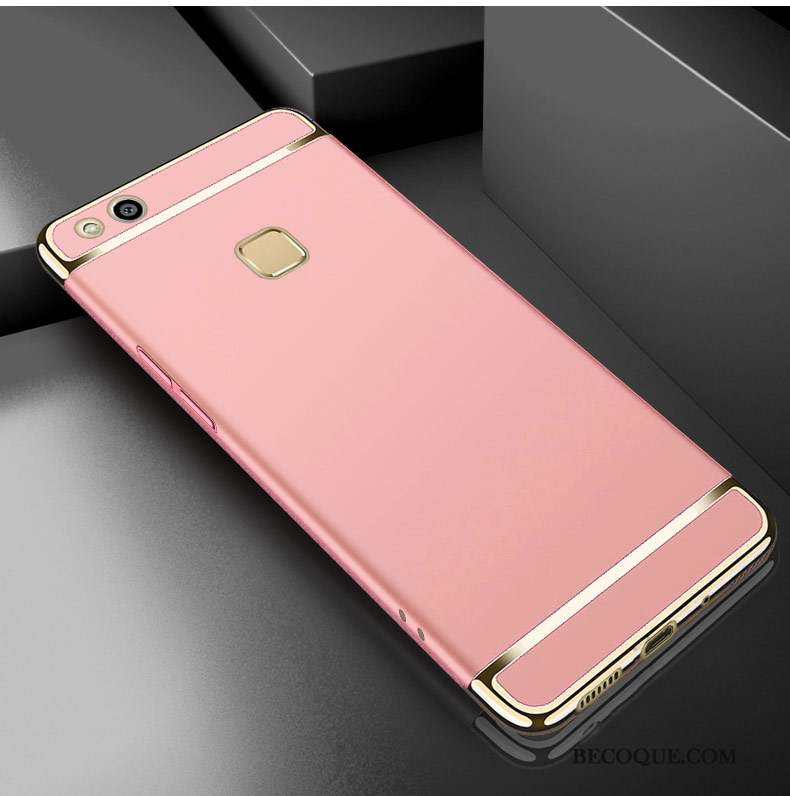 Huawei P10 Lite Jeunesse Rose Étui Coque De Téléphone Difficile Délavé En Daim