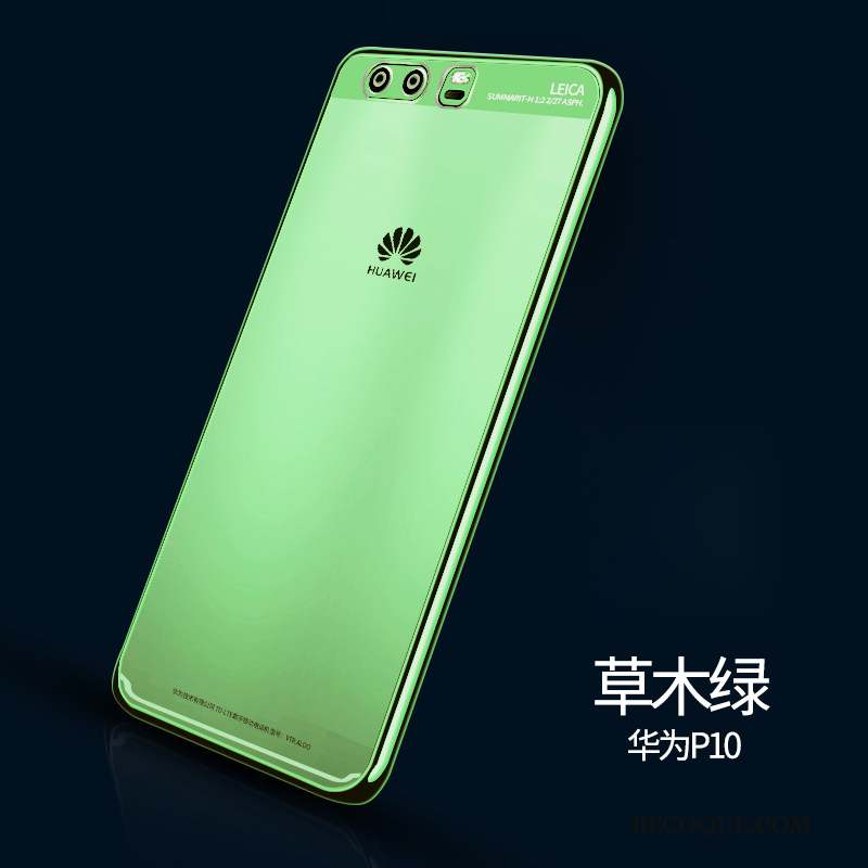 Huawei P10 Plus Fluide Doux Très Mince Coque De Téléphone Transparent Incassable Étui