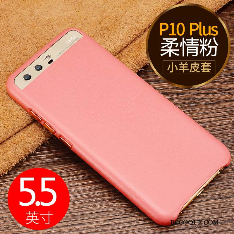 Huawei P10 Plus Haute Qualité Coque Tendance Protection De Téléphone Rose