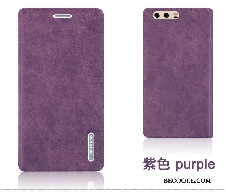 Huawei P10 Plus Étui En Cuir Protection Coque Téléphone Portable De Téléphone Violet