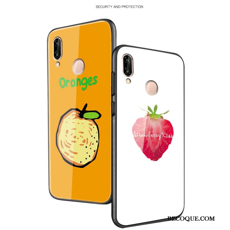 Huawei P20 Lite Coque Incassable Dessin Animé Protection Étui Nouveau Frais