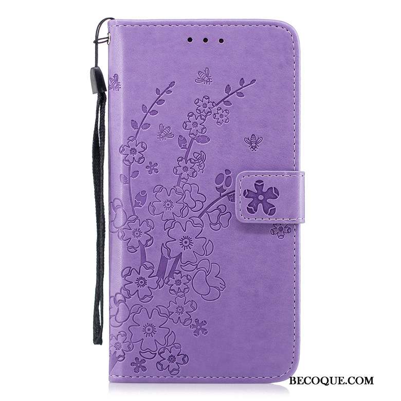Huawei P20 Pro Incassable Violet Étui En Cuir Coque De Téléphone Jeunesse Protection