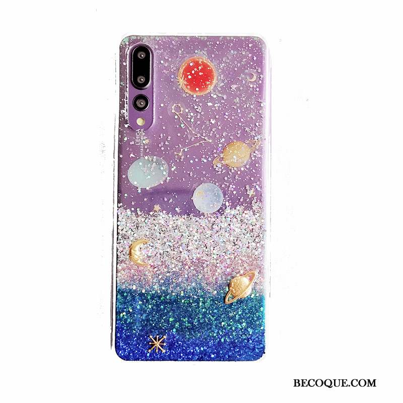 Huawei P20 Pro Silicone Transparent Coque De Téléphone Mode Personnalité