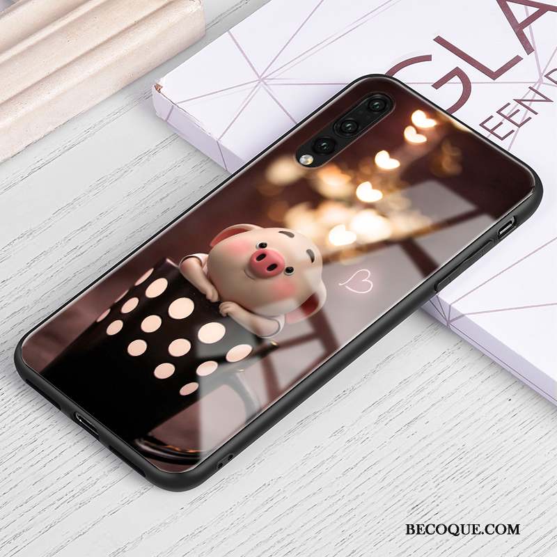 Huawei P30 Coque Jeunesse Créatif Dessin Animé Personnalité Miroir Nouveau