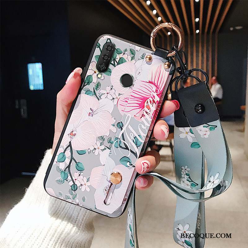 Huawei P30 Lite Incassable Très Mince Vert Petit Frais Coque