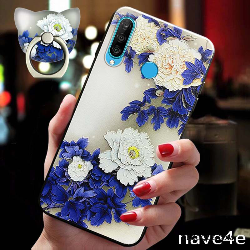 Huawei P30 Lite Style Chinois Tout Compris Coque Protection Nouveau Bleu