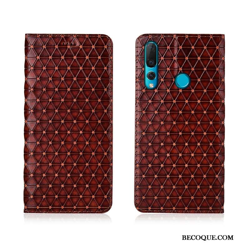 Huawei P30 Lite Étui En Cuir Incassable Téléphone Portable Coque Fluide Doux Silicone