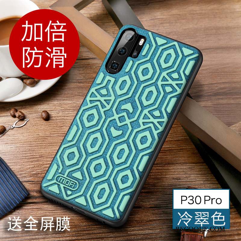 Huawei P30 Pro Coque Antidérapant Très Mince Incassable Fluide Doux Tout Compris Marque De Tendance