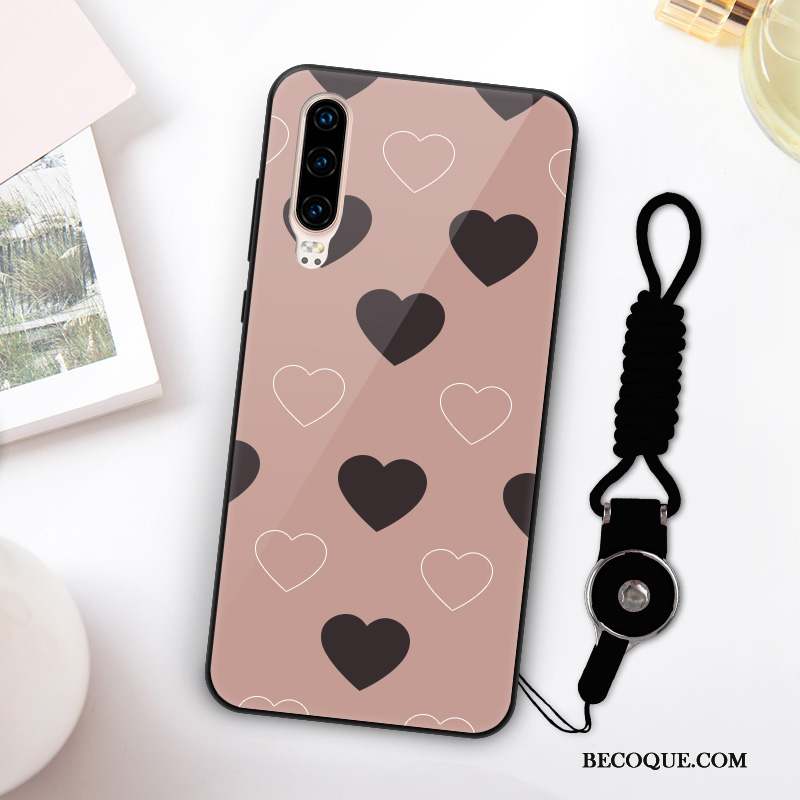 Huawei P30 Silicone Coque De Téléphone Mode Créatif Fluide Doux Tendance