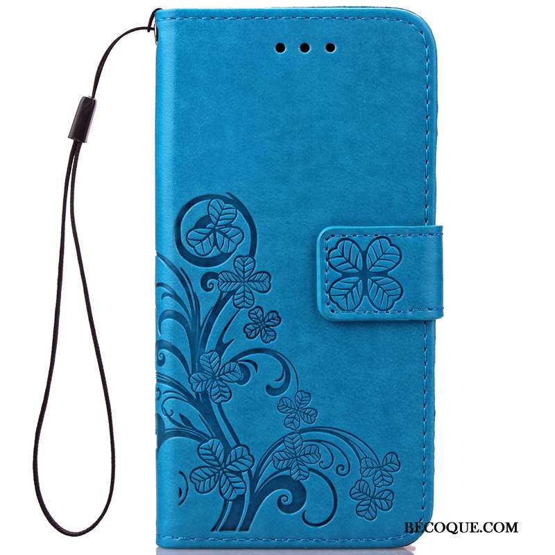 Huawei P30 Étui Bleu Protection Étui En Cuir Coque De Téléphone Tout Compris