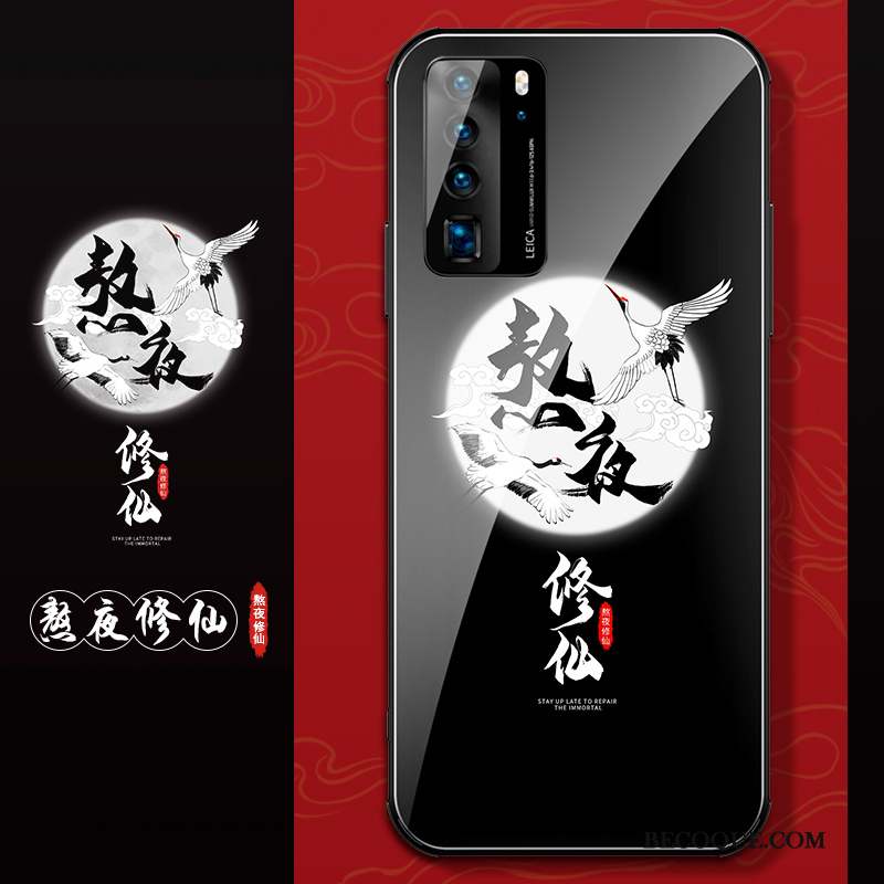 Huawei P40 Coque De Téléphone Personnalité Tout Compris Très Mince Nouveau Silicone