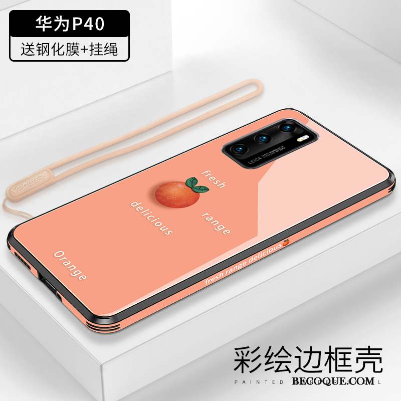 Huawei P40 Incassable Vent Protection Bovins Tendance Coque De Téléphone