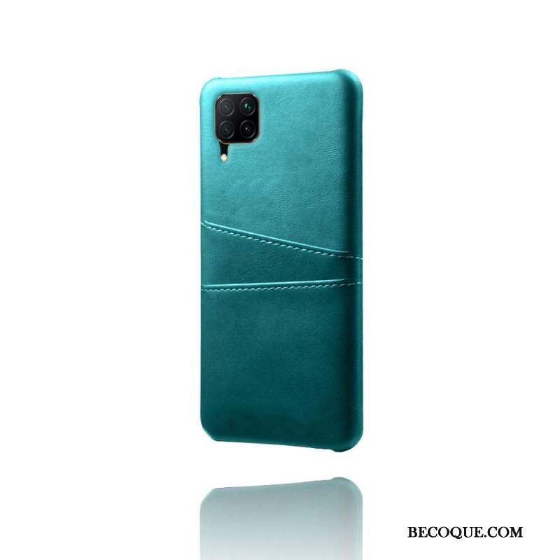 Huawei P40 Lite Coque De Téléphone Créatif Difficile Carte Vert Étui En Cuir