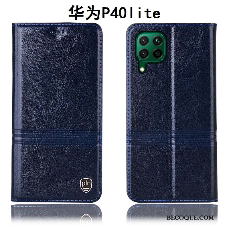 Huawei P40 Lite Tout Compris Coque De Téléphone Incassable Étui Bleu Protection