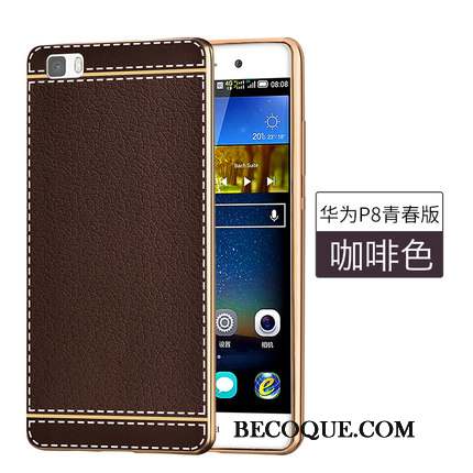 Huawei P8 Lite Fluide Doux Jeunesse Étui En Cuir Protection Coque De Téléphone Incassable