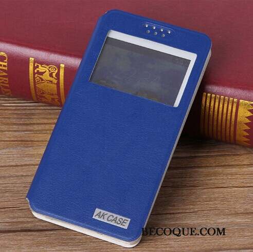 Huawei P8 Lite Téléphone Portable Étui Coque De Téléphone Protection Étui En Cuir Bleu