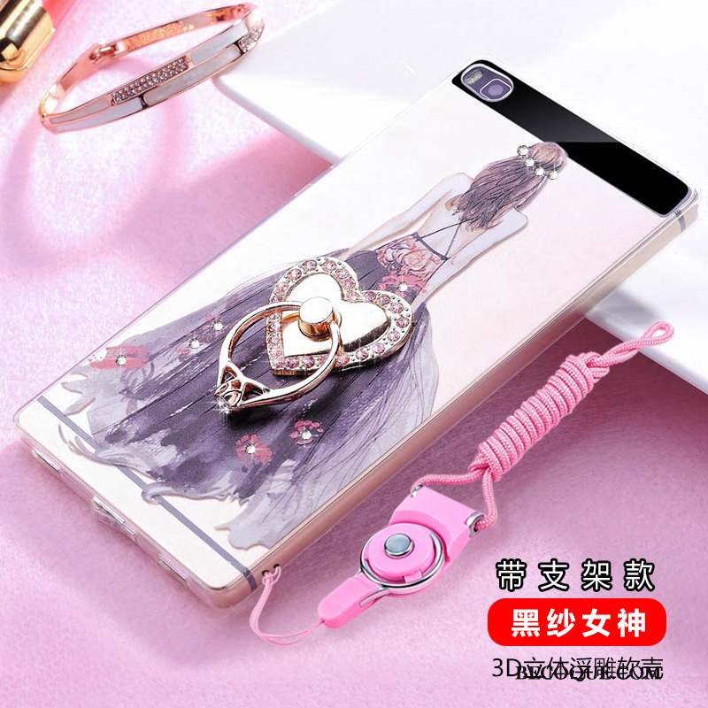 Huawei P8 Silicone Protection Incassable Haute Strass Coque De Téléphone