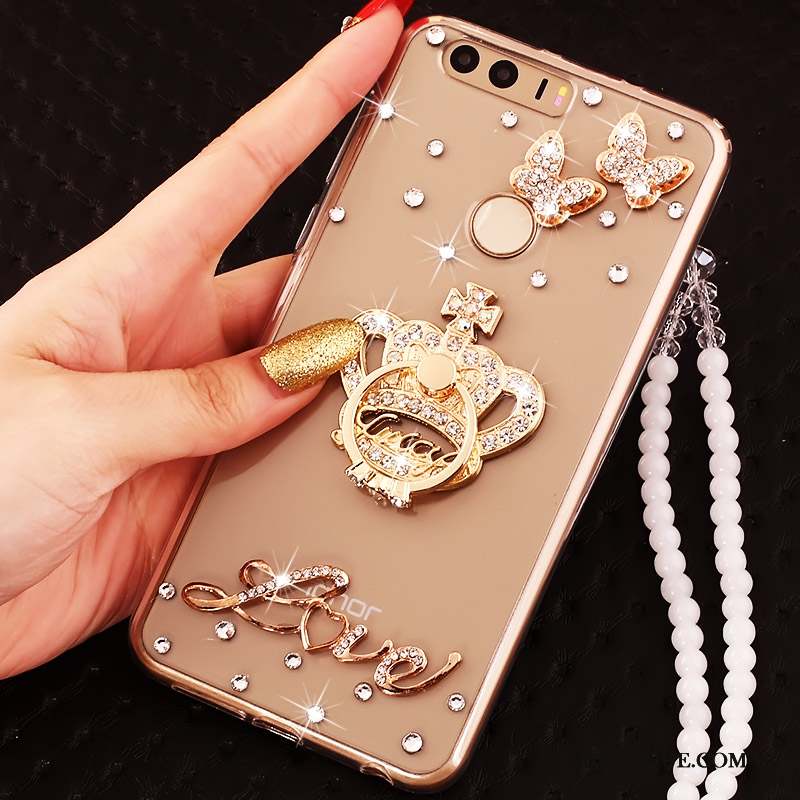 Huawei P9 Coque Étui Strass Anneau Tout Compris Silicone Protection