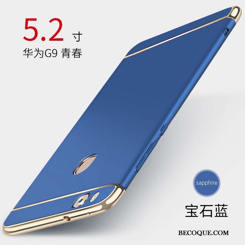 Huawei P9 Lite Étui Protection Coque De Téléphone Jeunesse Difficile Bleu