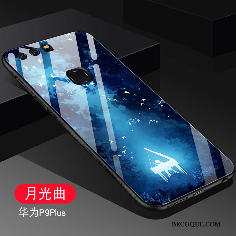 Huawei P9 Plus Coque Bleu Protection Tout Compris Personnalité Étui Incassable