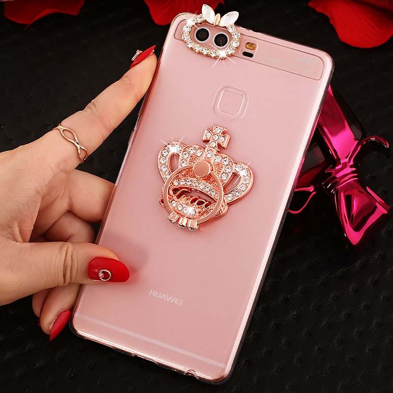 Huawei P9 Plus Coque De Téléphone Étui Mince Fluide Doux Rose