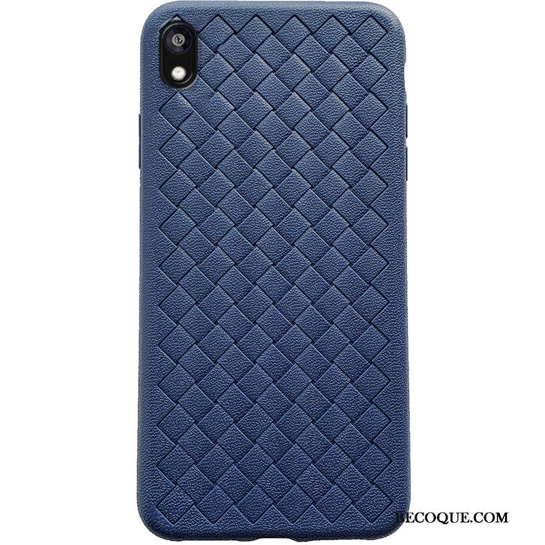 Huawei Y5 2019 Coque Business Étui Respirant Tissage Protection Tout Compris