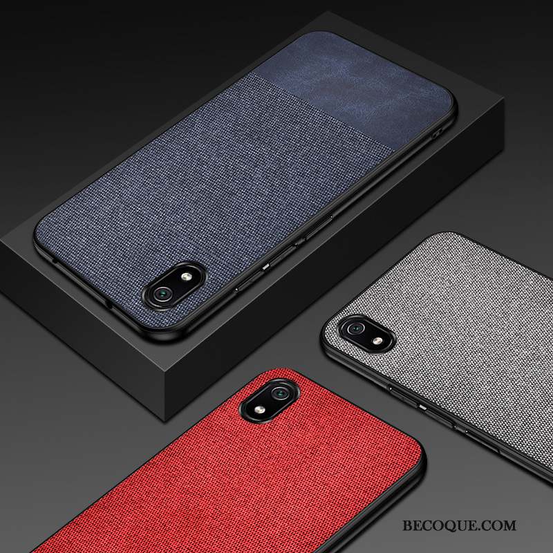 Huawei Y5 2019 Coque Nouveau Épissure Tissu Protection Étui Fluide Doux