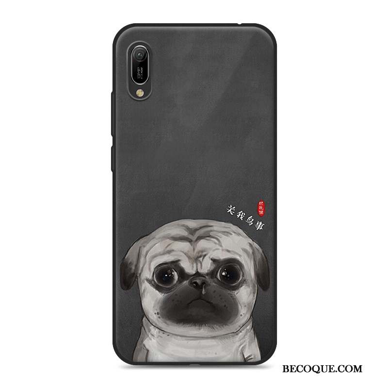 Huawei Y6 2019 Coque De Téléphone Amoureux Fluide Doux Téléphone Portable Silicone Étui