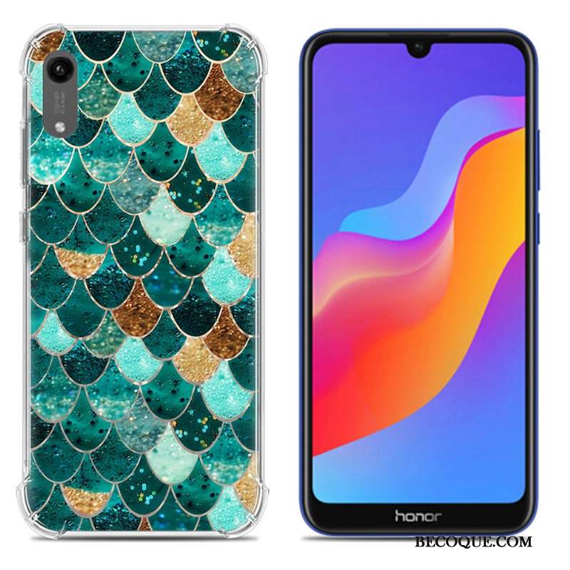 Huawei Y6 2019 Coque De Téléphone Incassable Modèle Fleurie Créatif Silicone Étui