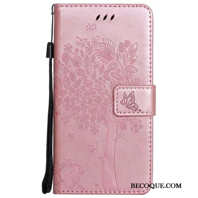 Lg G3 Coque Étui En Cuir Incassable Housse Rose Téléphone Portable Silicone