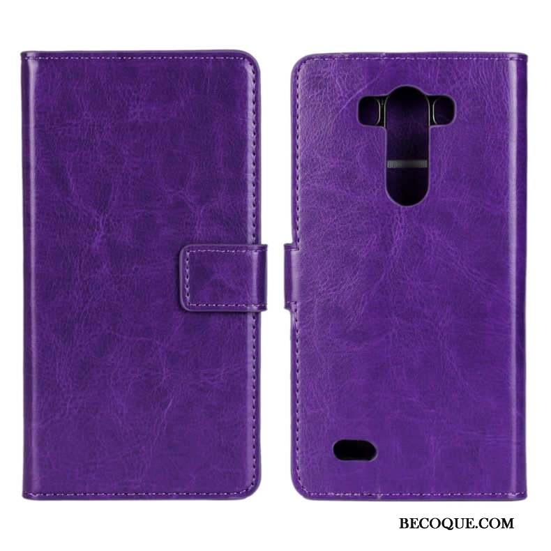 Lg G3 Étui Carte Housse Violet Coque De Téléphone Protection