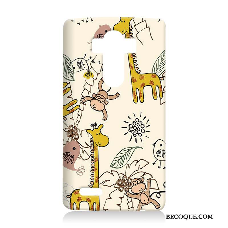 Lg G4 Coque De Téléphone Fluide Doux Difficile Gaufrage Dessin Animé Protection