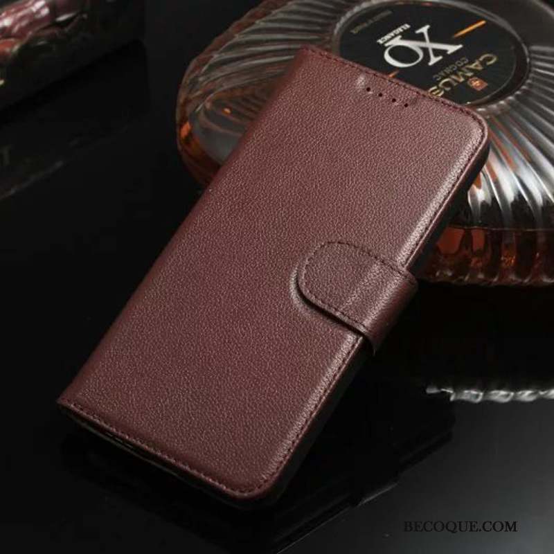 Lg G5 Coque De Téléphone Incassable Étui En Cuir Cuir Véritable Téléphone Portable Protection