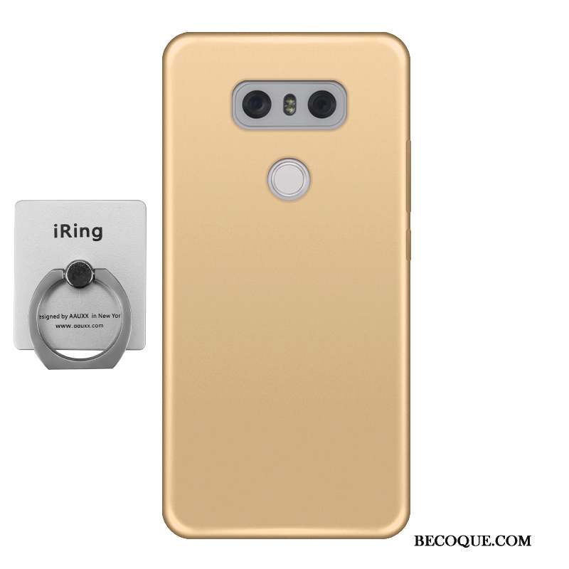 Lg G6 Silicone Coque De Téléphone Simple Protection Étui Délavé En Daim