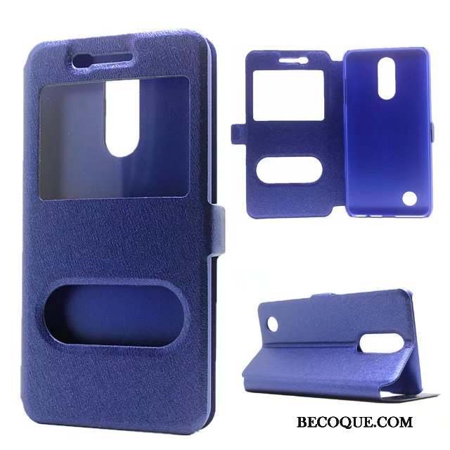 Lg K4 2017 Incassable Étui Téléphone Portable Protection Coque De Téléphone Bleu