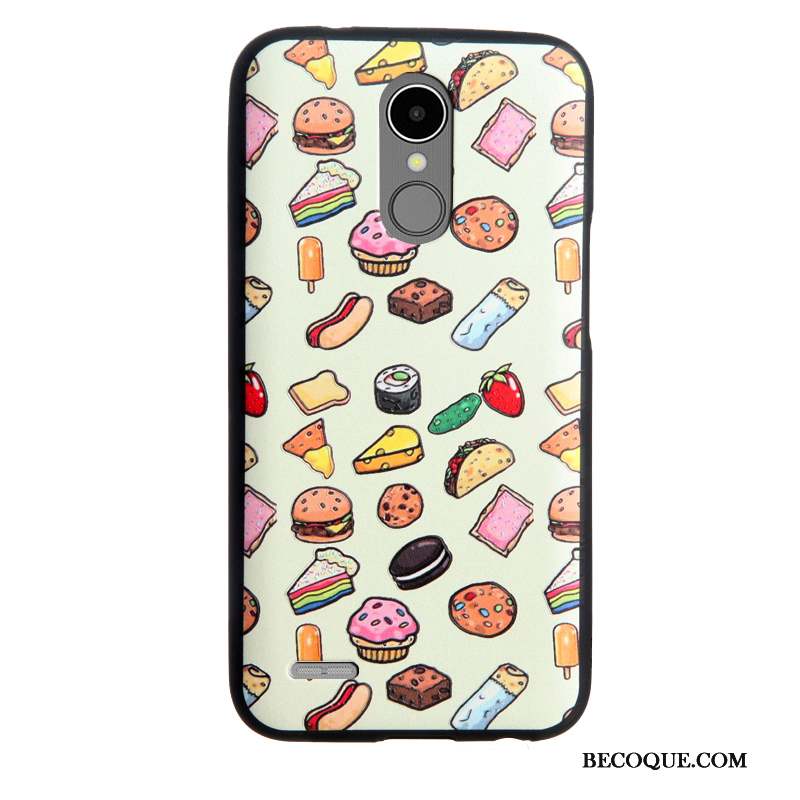 Lg K8 2017 Coque Dessin Animé Étui Protection Gaufrage Business Fluide Doux