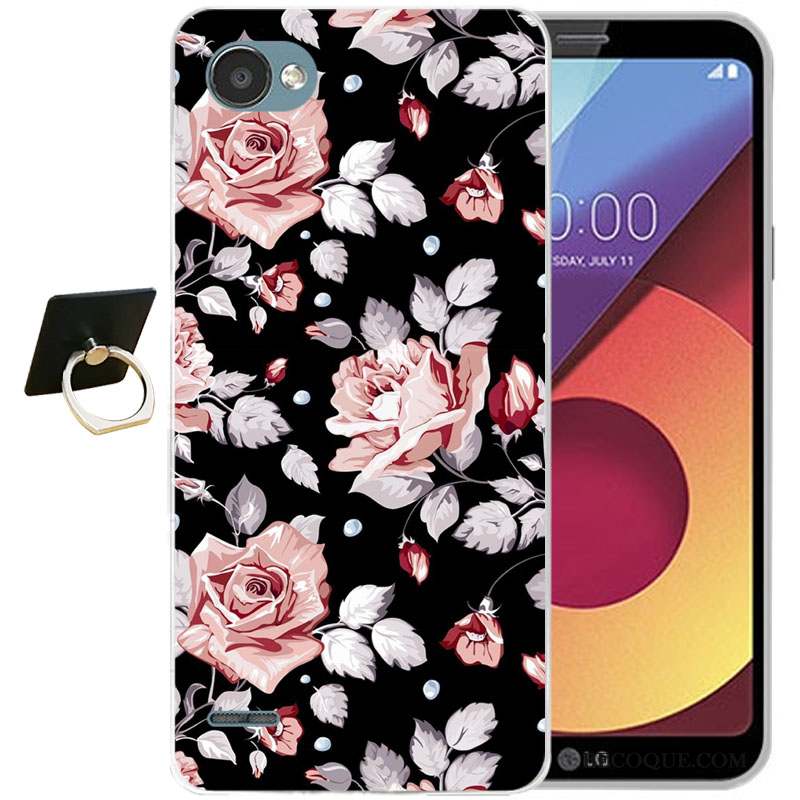 Lg Q6 Tout Compris Coque Gaufrage Silicone Protection Dessin Animé