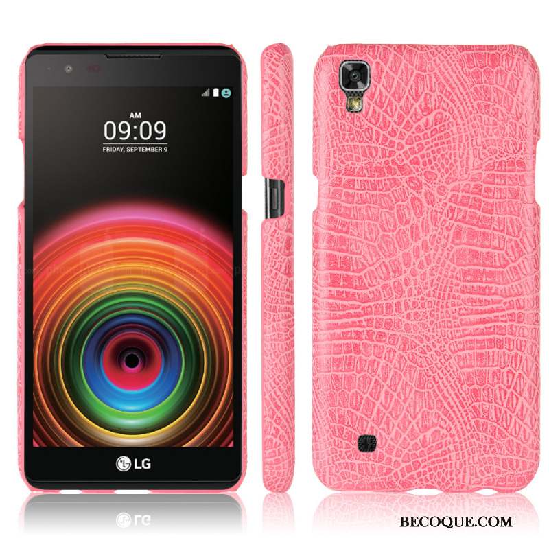 Lg X Power Créatif Incassable Étui Coque De Téléphone Protection Rose