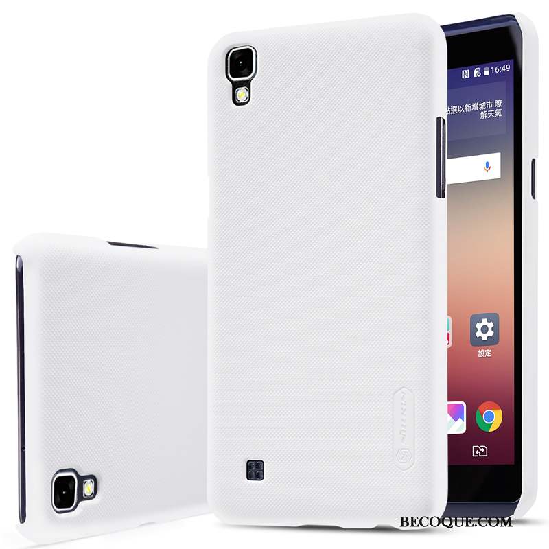 Lg X Power Téléphone Portable Étui Antidérapant Difficile Coque Blanc
