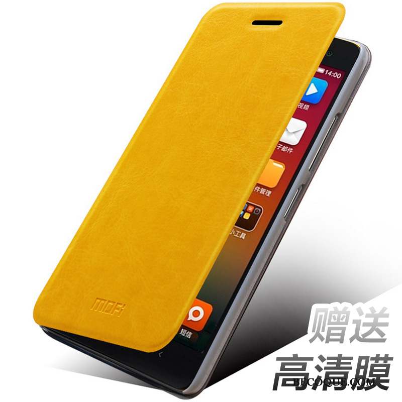 Mi 4 Protection Étui Coque Incassable Étui En Cuir Petit