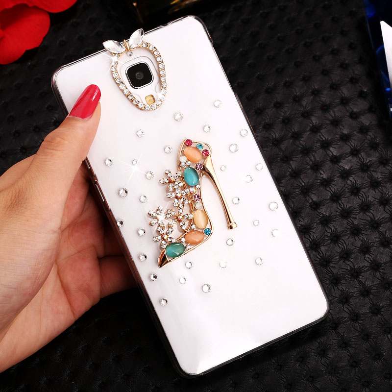 Mi 4 Strass Protection Coque Petit Dessin Animé Or