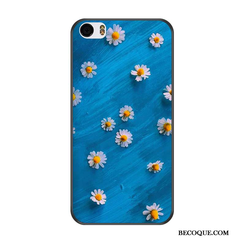 Mi 5 Coque De Téléphone Gaufrage Protection Nouveau Bleu Petit