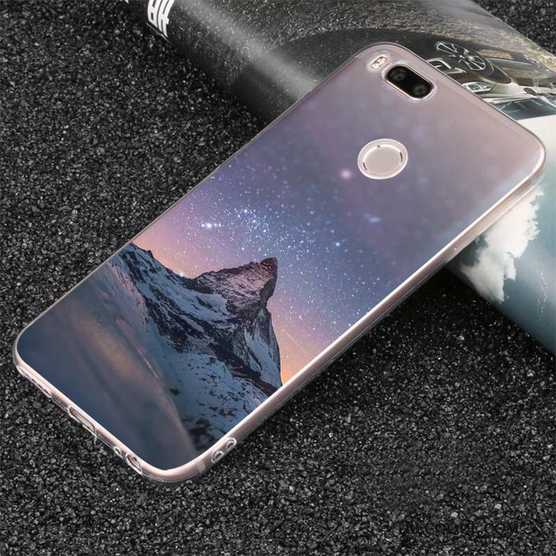 Mi 5x Coque Incassable Étui Silicone Bleu Nouveau Tendance