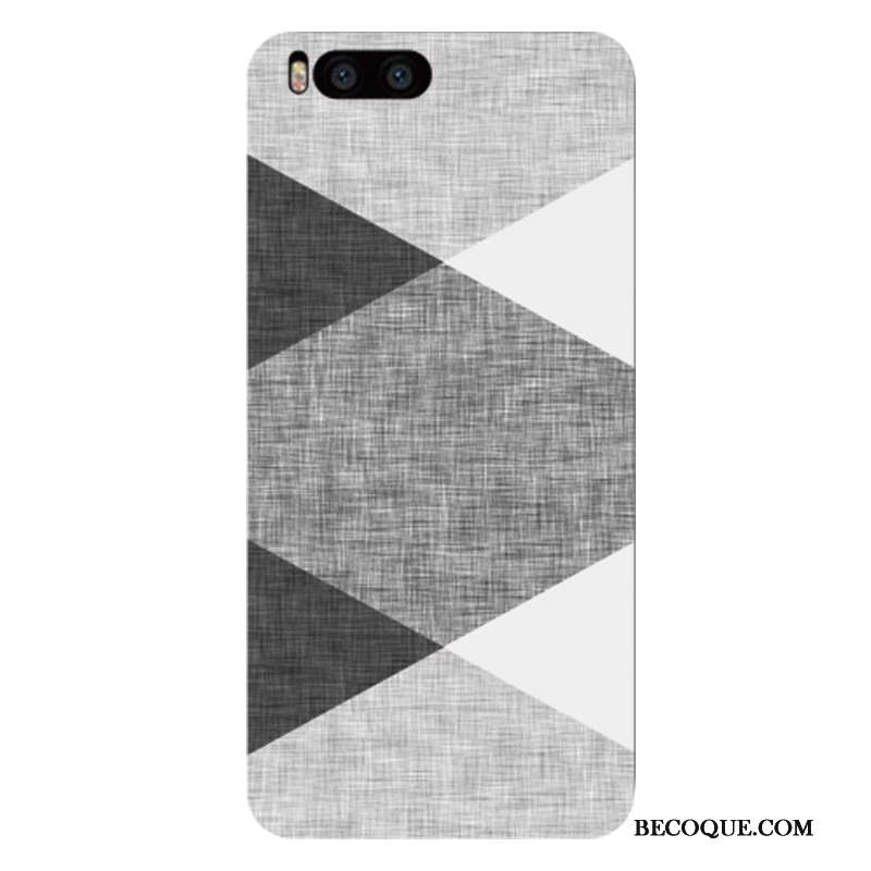 Mi 6 Couleur Simple Coque De Téléphone Petit Personnalité Gris