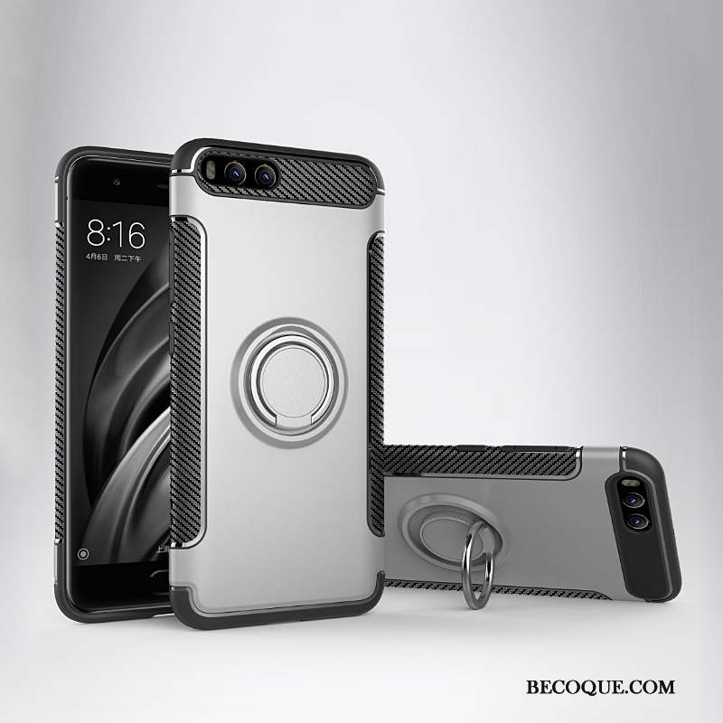 Mi 6 Étui En Cuir Protection Incassable Coque De Téléphone Magnétisme Petit