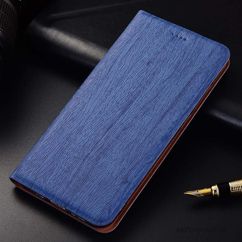 Mi 9 Coque Clamshell Arbres Étui Protection Silicone Bleu