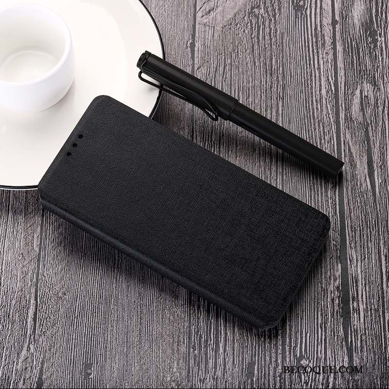 Mi 9 Coque Simple Petit Clamshell Étui Incassable Noir